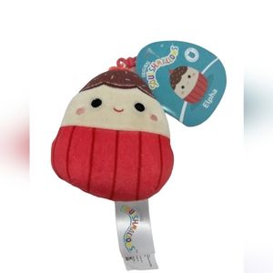 Squishmallows Elpha Cupcake 3.5" Clip Valentines 2023 RARE